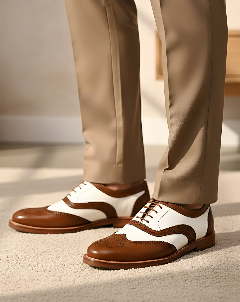 Aydinova Heritage Goodyear Welted Leather Brogue Shoes