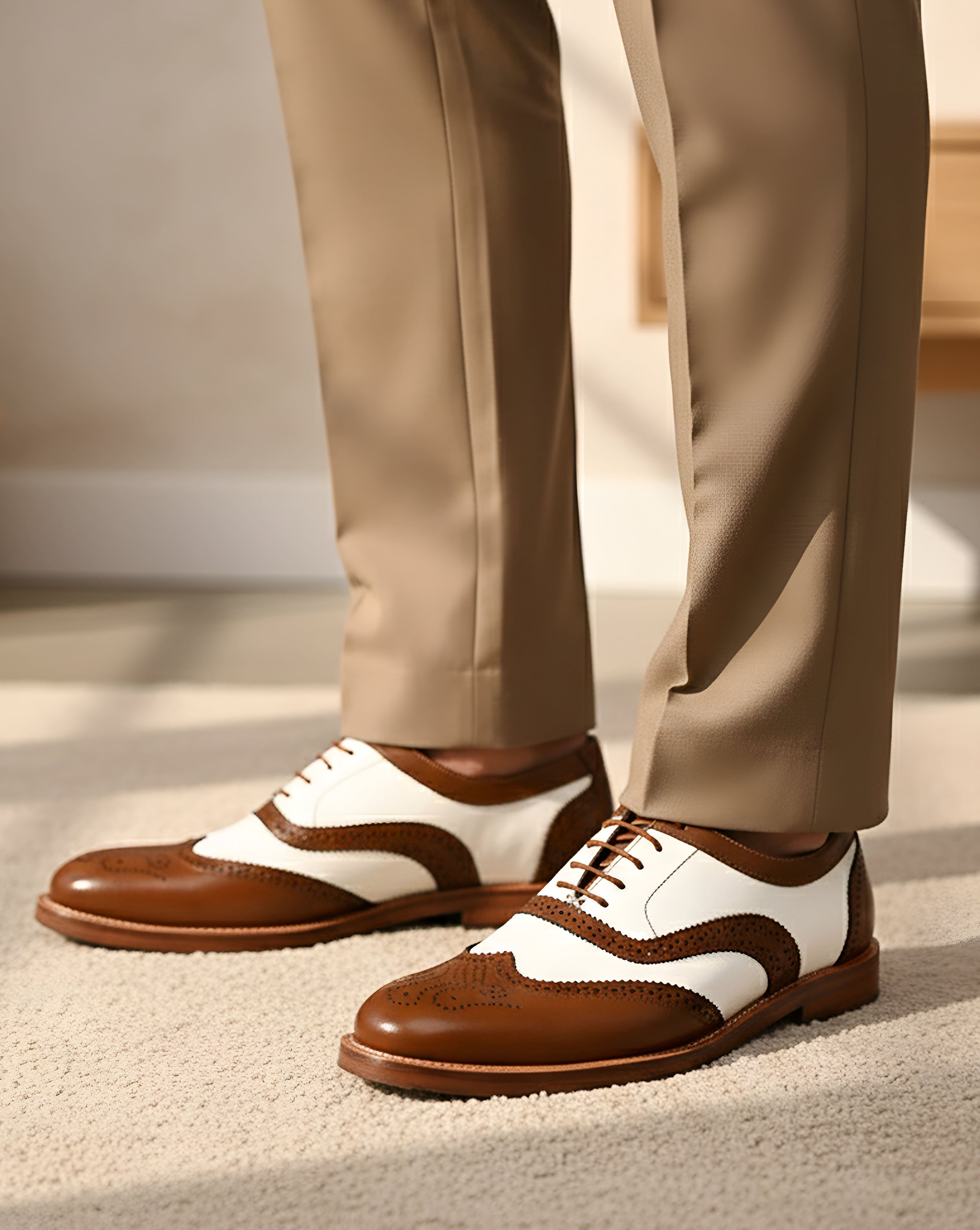 Aydinova Heritage Goodyear Welted Leather Brogue Shoes