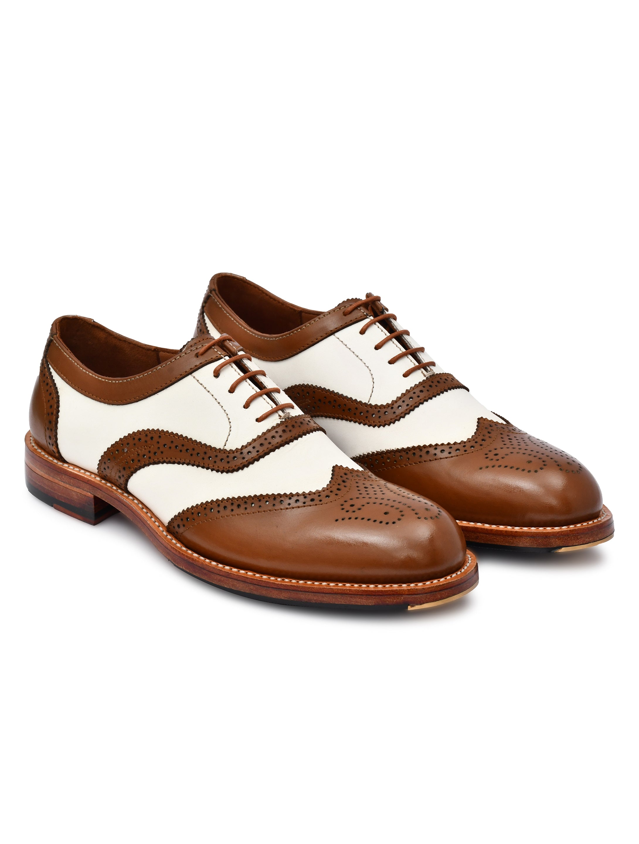 Aydinova Heritage Goodyear Welted Leather Brogue Shoes